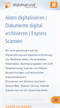 Mobile Screenshot of digitalisierung-service.de